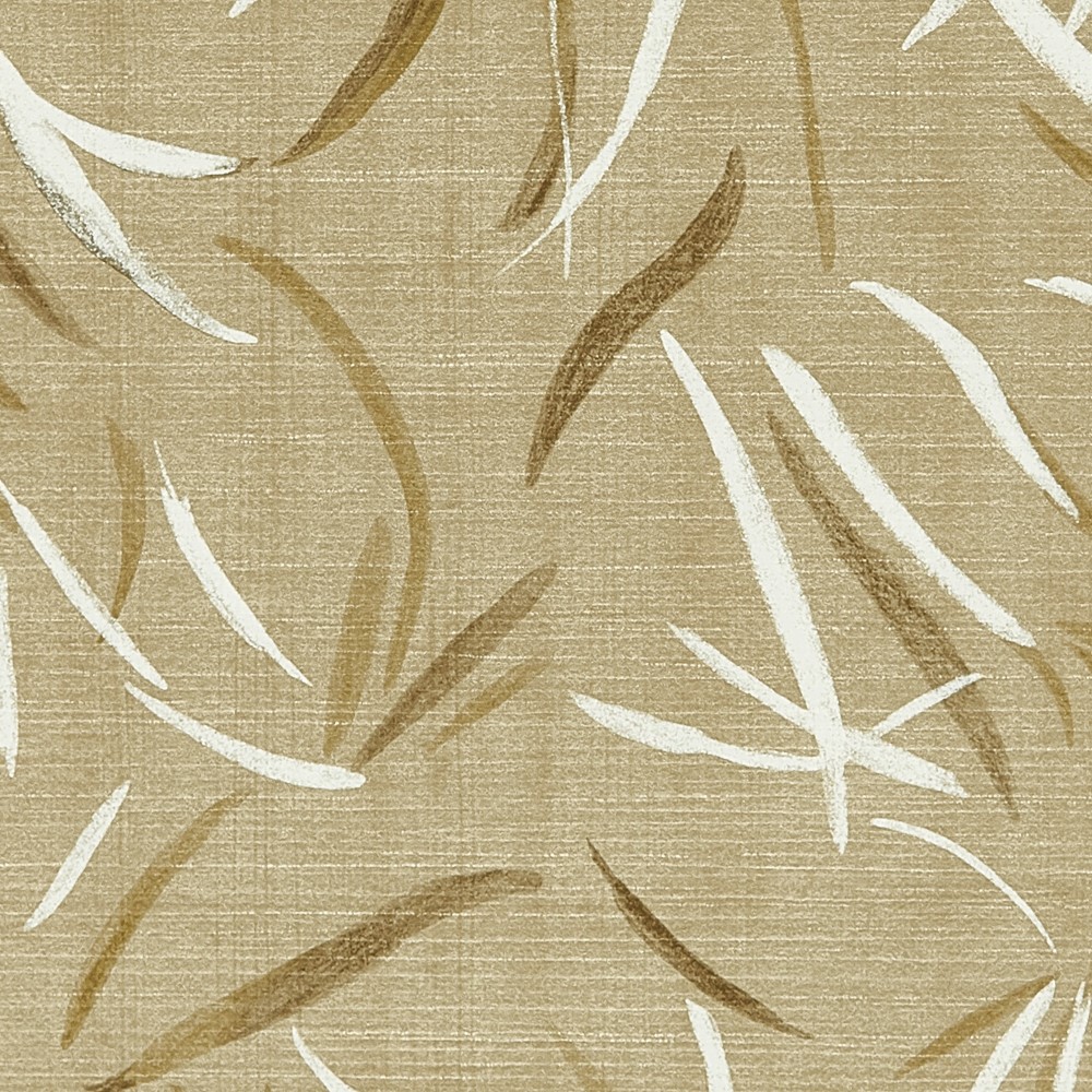 Moji Botanical Wallpaper by Harlequin in Gold Honey